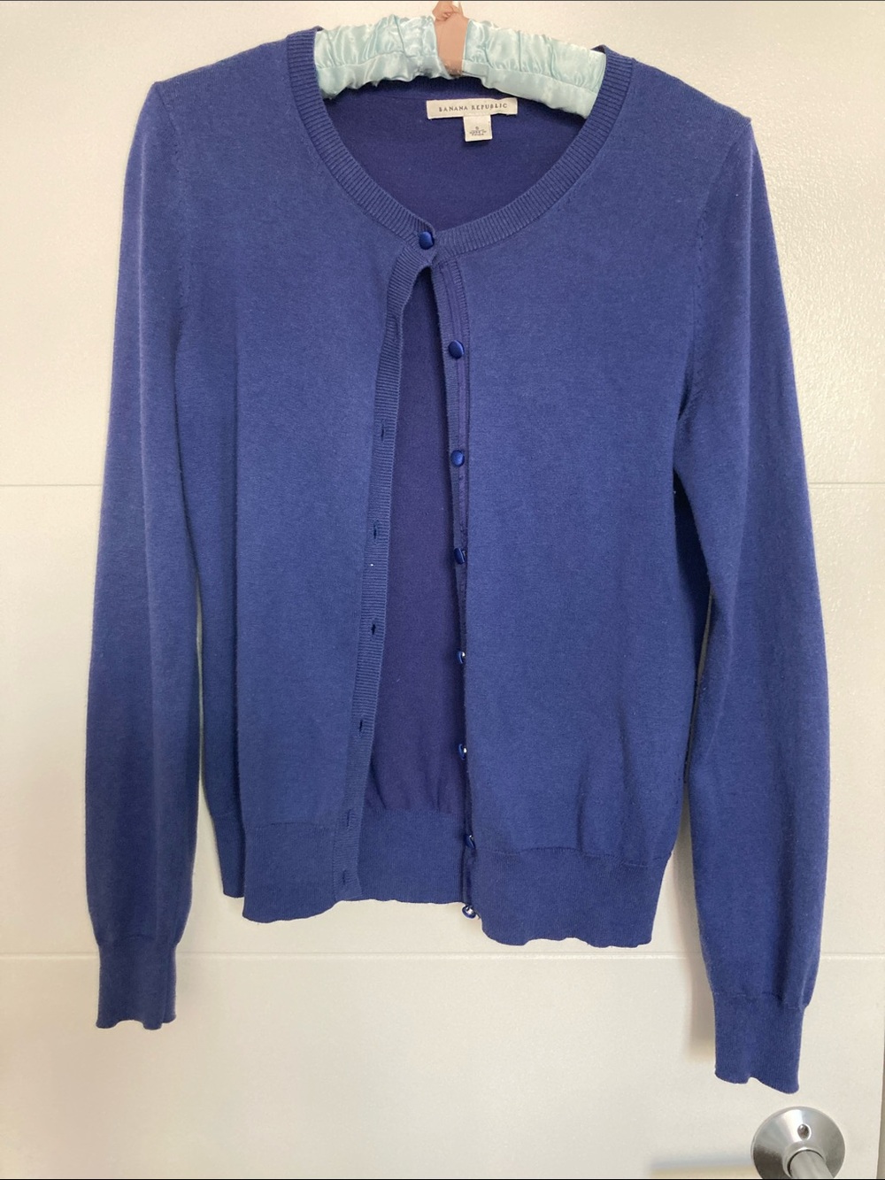 Bundle of two cardigans- massimo Purple and banana republic royal blue